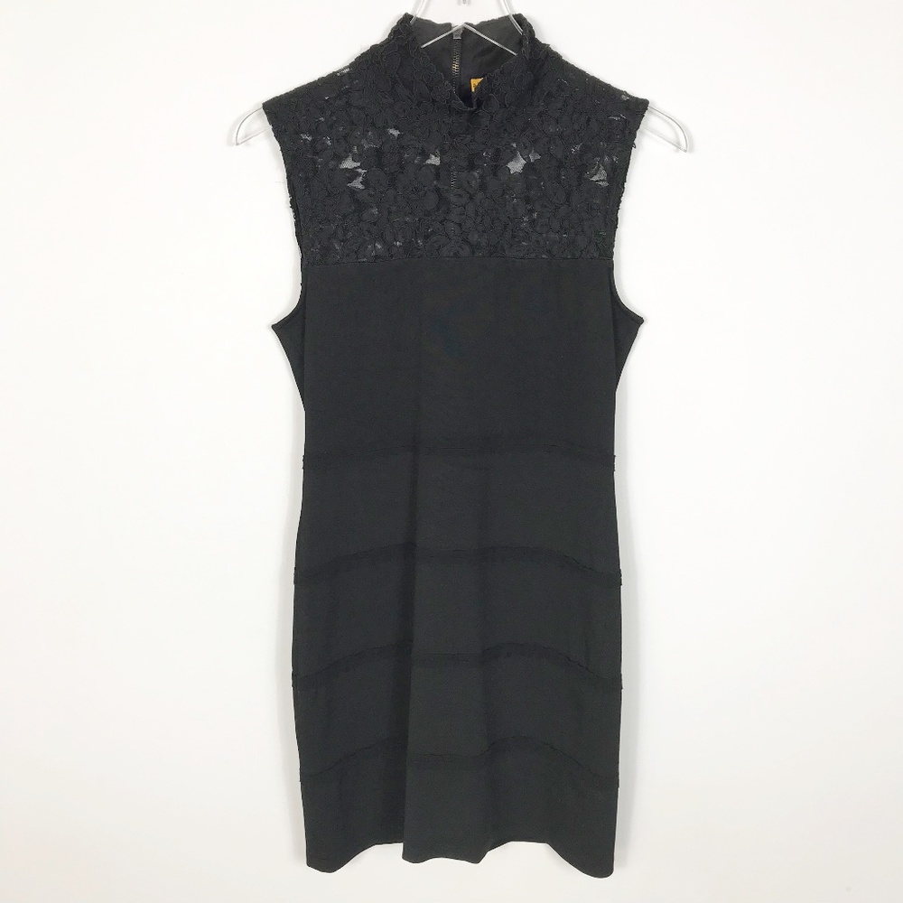 Alice + Olivia | Mockneck Floral Sleeveless Dress